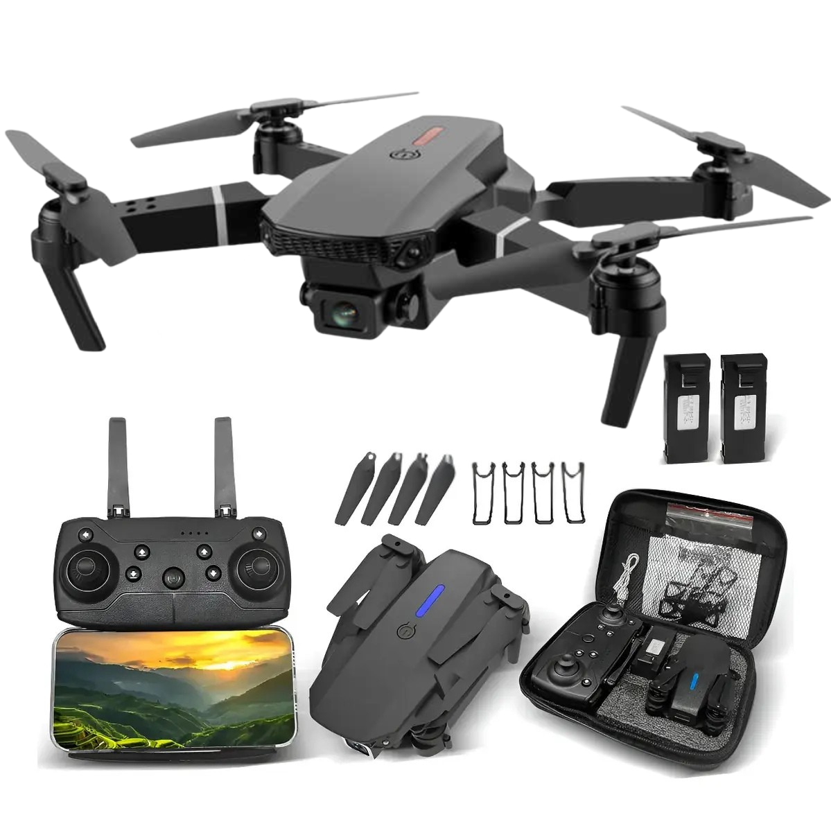 Dron Phantom con doble cámara y control remoto+ENVÍO GRATIS